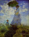 El paseo Mujer con sombrilla Claude Monet